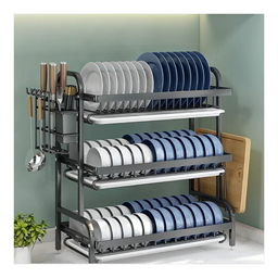 ORGANIZADOR RACK PARA FREGADERO 3 BANDEJAS 53 CM