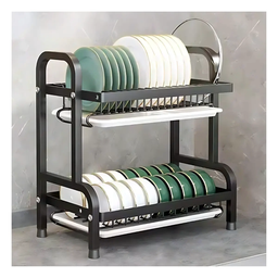 ORGANIZADOR RACK PARA FREGADERO 2 BANDEJAS 42 CM