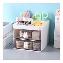 ORGANIZADOR PLAST 2 GAVETA 12*16*11.5CM