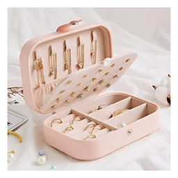 ORGANIZADOR JOYERO EN SEMIPIEL16X11X5 CM