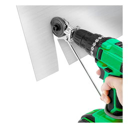 HERRAMIENTA DE CORTE DE LAMINAS METALICAS PARA TALAD. INALAMBRICO