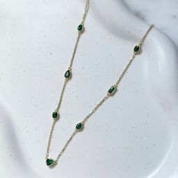 Green Heart Necklace