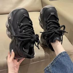 Dropshipping Custom Logo Chunky Shoes Women 2023 New Fashion Height