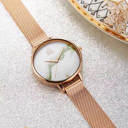 SHENGKE Luxury Jewelry Watches Bracelets Earring Necklace Jewelry Watch Gift Set Box with Blue Accessories