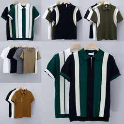 Wholesale of Men's 2024 New Business Polo Shirts Polo T-shirts and Short Sleeves