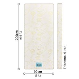 EON - FIRM FOAM MATTRESS - SINGLE 6 INCH (3 x 6.6)