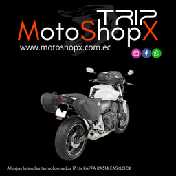 ALFORJAS LATERALES KAPPA RA314 RACER TERMOFORMADAS EASYLOCK 17 LTS