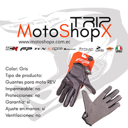 GUANTE DE MOTO TEXTIL REV