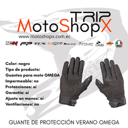 GUANTE DE PROTECCIÓN VERANO OMEGA