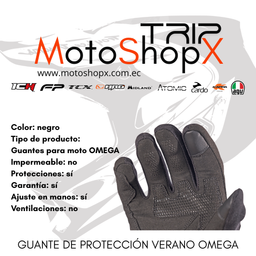 GUANTE DE PROTECCIÓN VERANO OMEGA