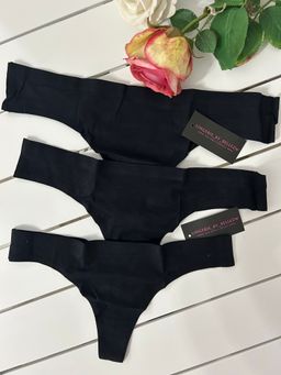 High end Seamless Panty -black