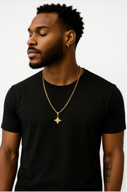 Collier Or Médaillon Trèfle