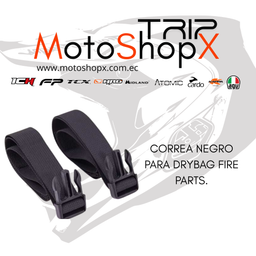 CORREAS NEGRO PARA DRYBAG FIRE PARTS (DOS CORREAS)