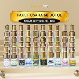 Sulfiah -  Isi 60 Botol Paket Usaha Parfum 6ml Pria & Wanita 100+ Variant Aroma Arabian