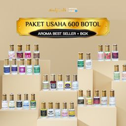 Sulfiah -  Isi 600 Botol Paket Usaha Parfum 6ml Pria & Wanita 100+ Variant Aroma Arabian