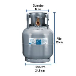 Cilindro portátil para gas LP, 4kg (9lb) Foset