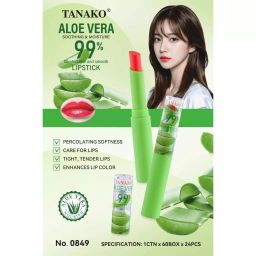 Tanako Moisture & Nourish Color Lipstick - Aloe Vera (24 pcs per box)