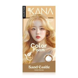 KAKANA Hair Color Foam - Sand Castle Golden Blonde