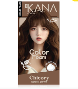 KAKANA Hair Color Foam - Chicory Natural Brown