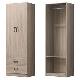 FG 2 DOOR WARDROBE + 2 DRAWER