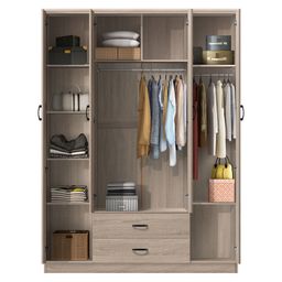 FG 4 DOOR WARDROBE + 2 DRAWER