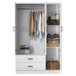 FG 3 DOOR WARDROBE + MIRROR