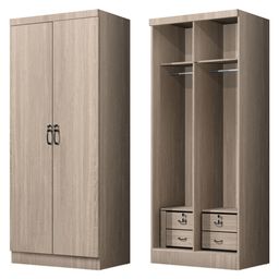FG 2 DOOR WARDROBE + 2 DRAWEER