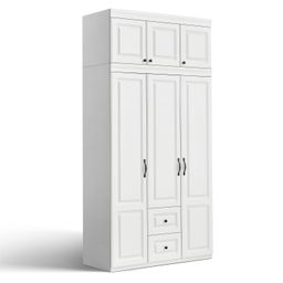 LINDSY 3D WARDROBE WITH TOP CABINET