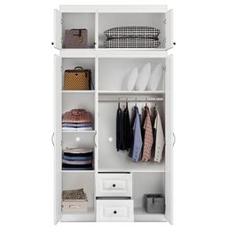 LINDSY 3D WARDROBE WITH TOP CABINET