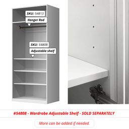 ZBOM WARDROBE 2 DOOR