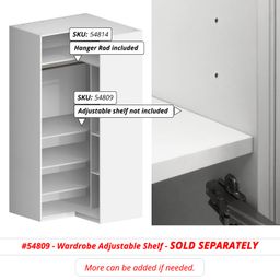 ZBOM RIGHT CORNER MODULAR WARDROBE