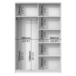 ADORE 2 DOOR SLIDING WARDROBE