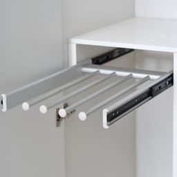 QUANU 4 DOORS WARDROBE WHITE