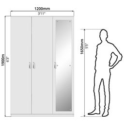 BNF 3 DOOR WITH MIRROR