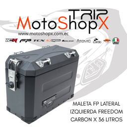 MALETA LATERAL ALUMINIO 36LT FREEDOM CARBON X (IZ)