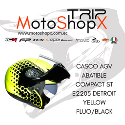 CASCO AGV ABATIBLE COMPACT ST E2205 DETROIT YELLOWW/BLACK