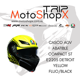 CASCO AGV ABATIBLE COMPACT ST E2205 DETROIT YELLOWW/BLACK