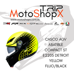 CASCO AGV ABATIBLE COMPACT ST E2205 DETROIT YELLOWW/BLACK