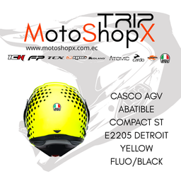 CASCO AGV ABATIBLE COMPACT ST E2205 DETROIT YELLOWW/BLACK