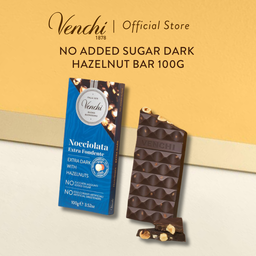 NO ADDED SUGAR EXTRA DARK HAZELNUT BAR 100G 