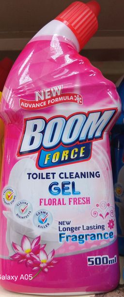 Boom Force Toilet Clean. Gel Floral 500ml