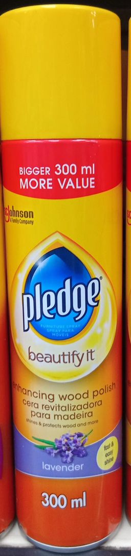Pledge Enhancing Wood Polish Lavender 300ml