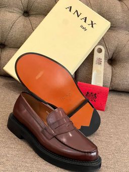 mocassin marron semelle élevée