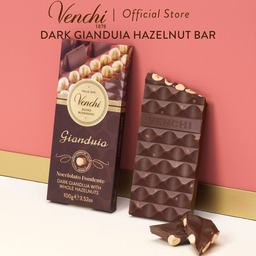 DARK GIANDUJA WITH HAZELNUTS BAR 100G