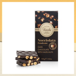 DARK CHOCOLATE HAZELNUT BAR 100G