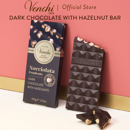 DARK CHOCOLATE HAZELNUT BAR 100G