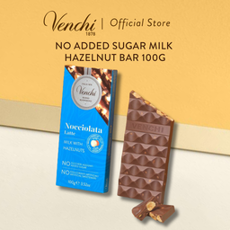 NO ADDED SUGAR MILK HAZELNUT BAR 100G