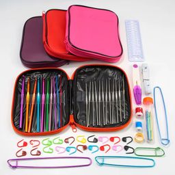 Yarn Crochet Knitting Needles Set Aluminium Knitting Needles