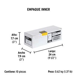 Carrete con 100 m de hilo para pesca azul calibre 0.60 mm
