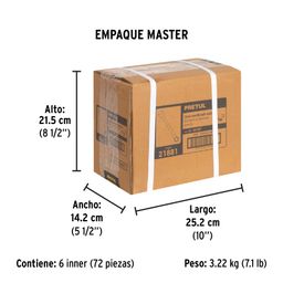 Llave combinada 5/16' x 120 mm de largo, Pretul